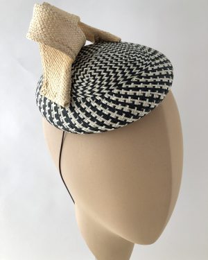 Mill House Millinery checkerboard Button