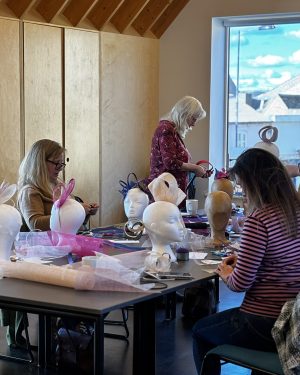 Sinamay Fascinator 20th March - March Library